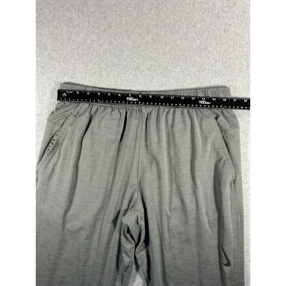 Nike Mens Dri-FIT Joggers Gray Training Pants Standard Fit Large 1484